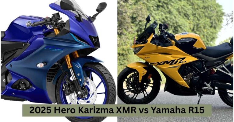 2025 Hero Karizma XMR vs Yamaha R15