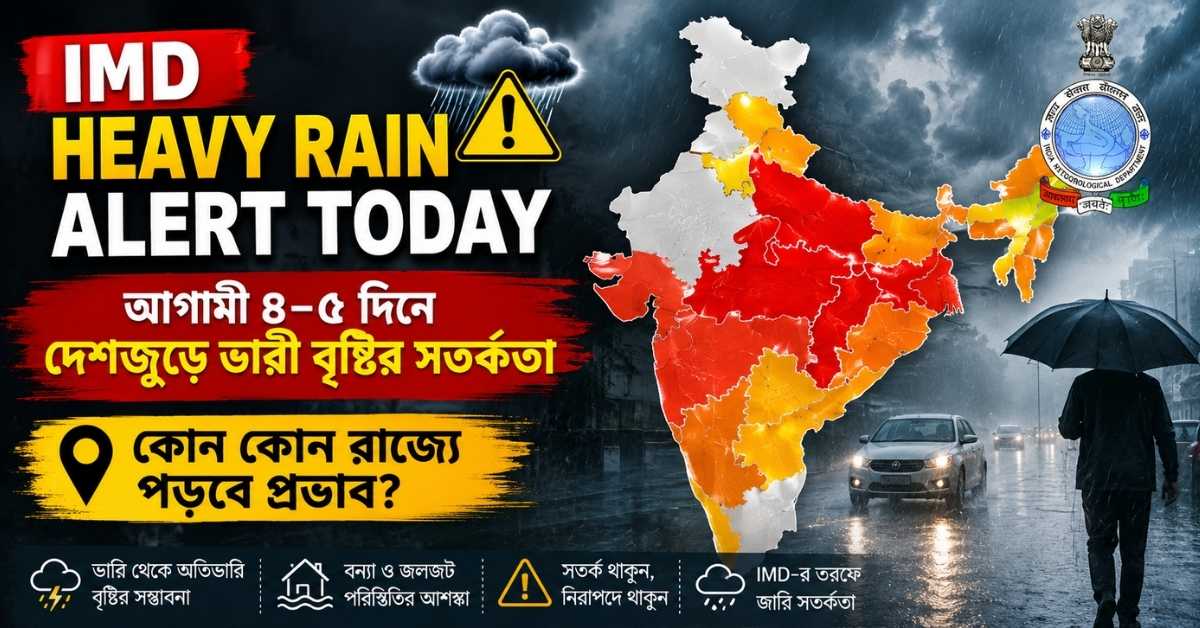 IMD Heavy Rain Alert Today