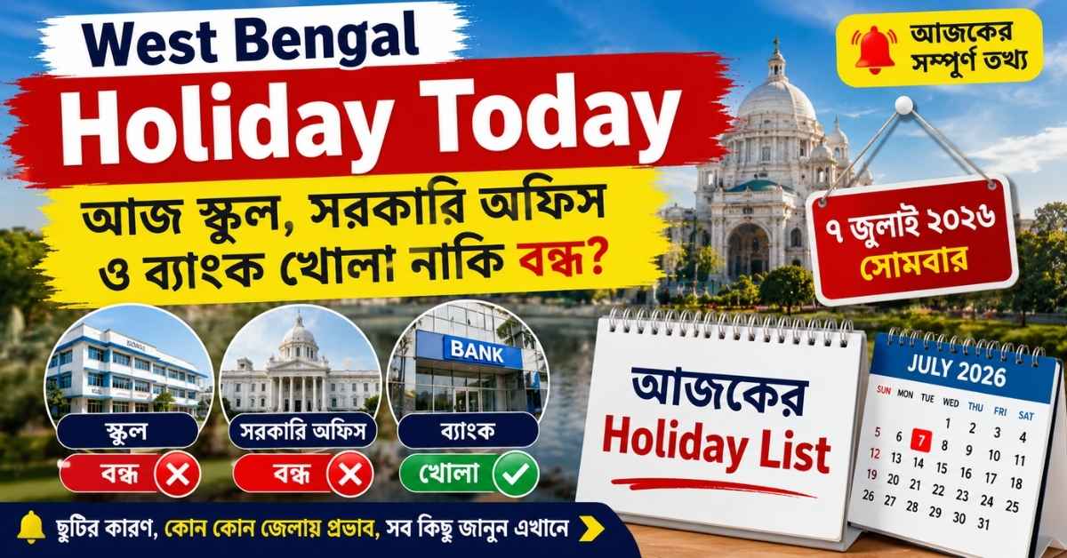 West Bengal Holiday Today